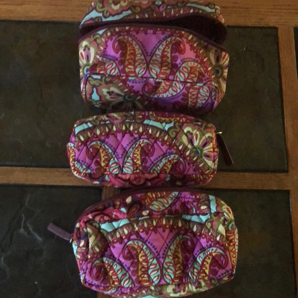 Vera Bradley pouch. Set of 3. Great for traveling.